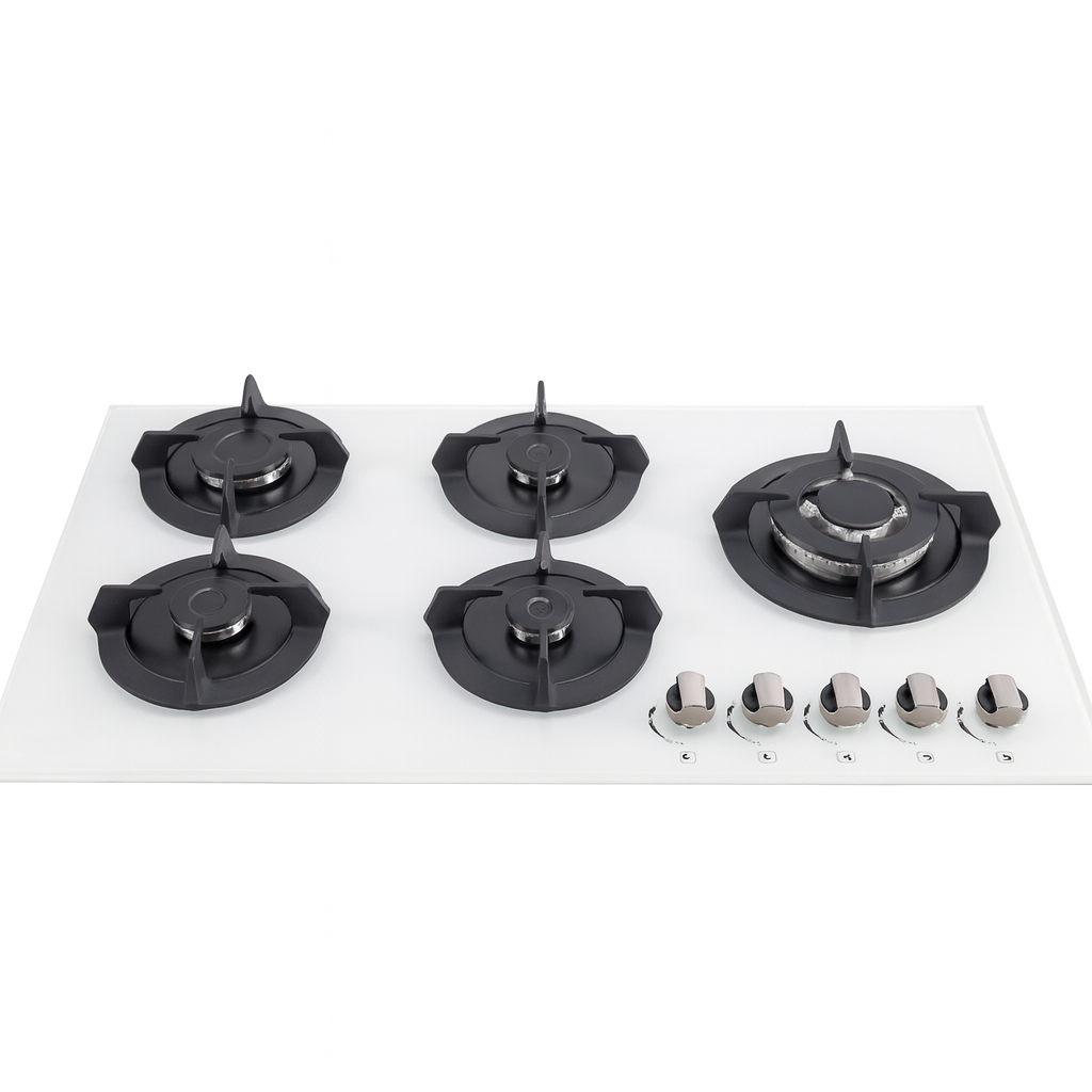 اجاق گاز پنج شعله صفحه شیشه پیکسار GPK50W